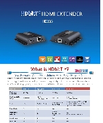 HD383 HDbitT HDMI Network Extender Signal up to 120m